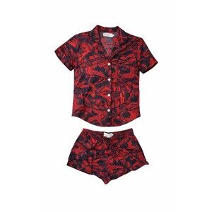 VERONICA BEARD x DESMOND & DEMPSEY COTTON PAJAMA SET SIZE Small S